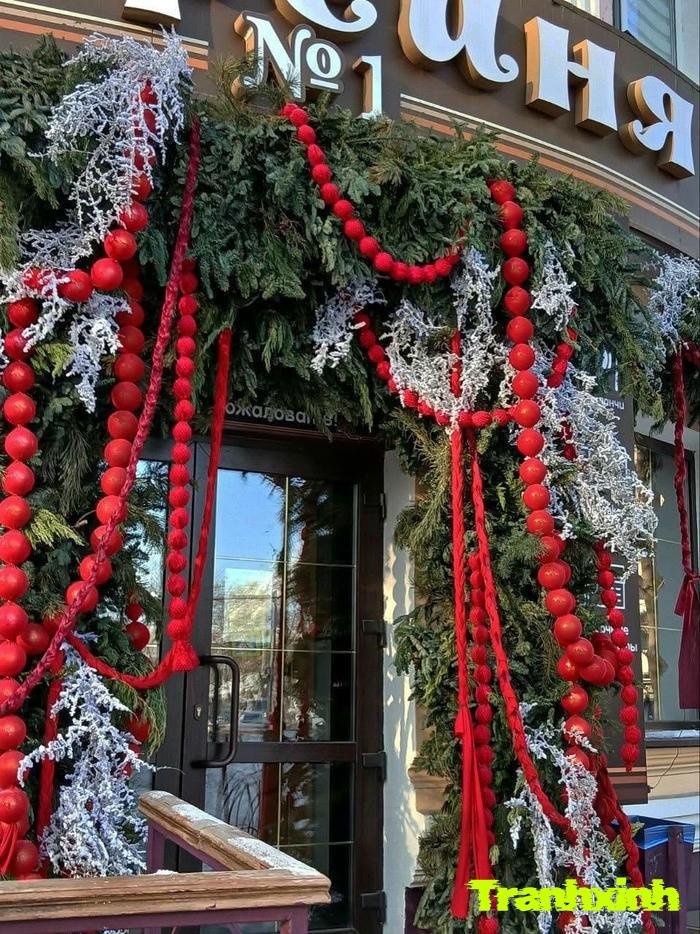 trang trí background giáng sinh