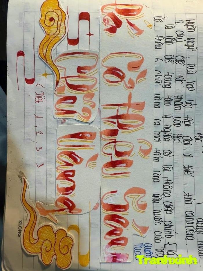 trang trí bài thơ đẹp và ý nghĩa