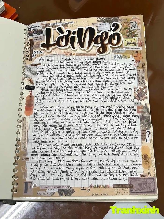 trang trí bài thơ sinh viên