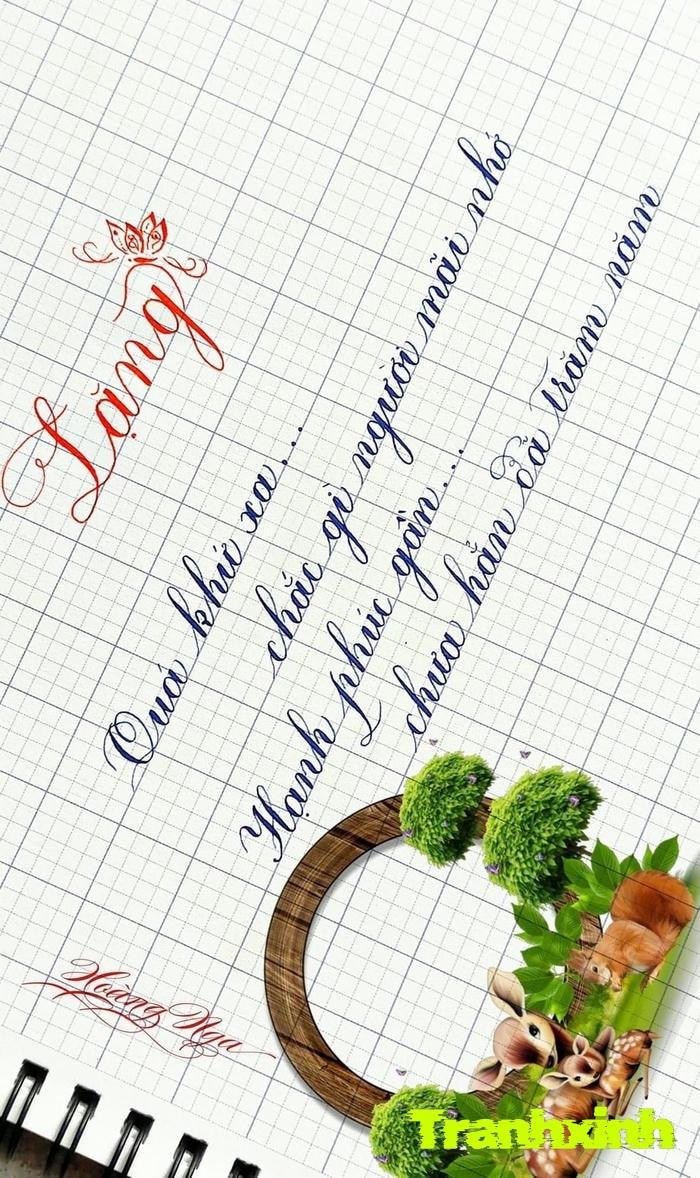 trang trí bài viết nhật ký