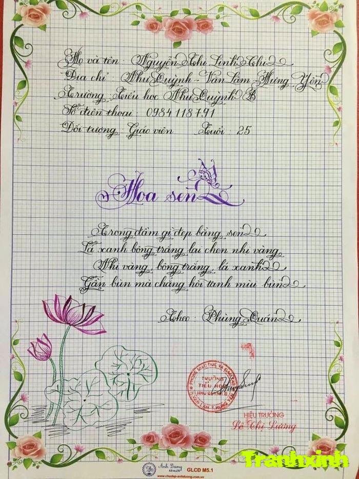 trang trí bài viết sáng tạo nhất