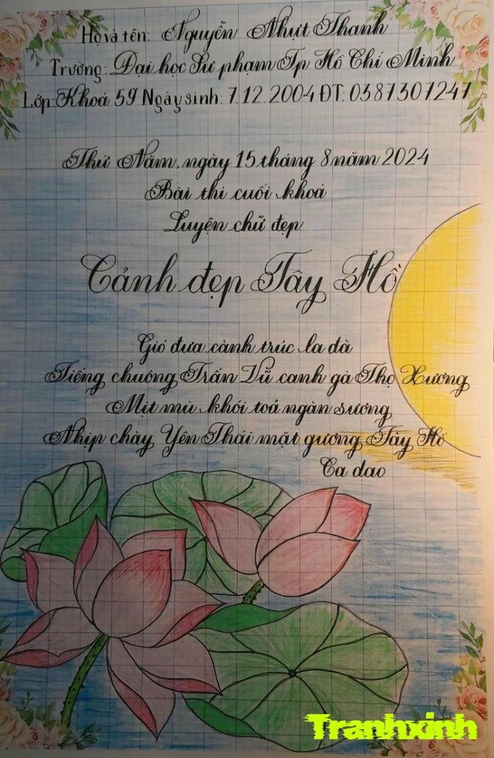 trang trí bài viết với ánh sáng