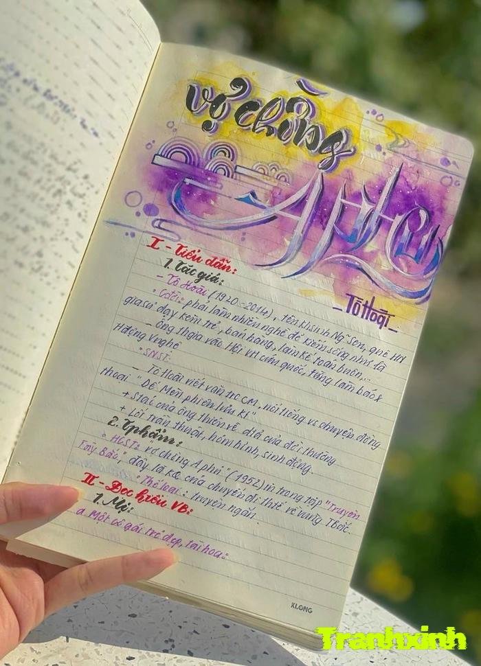 trang trí bài viết với phông chữ