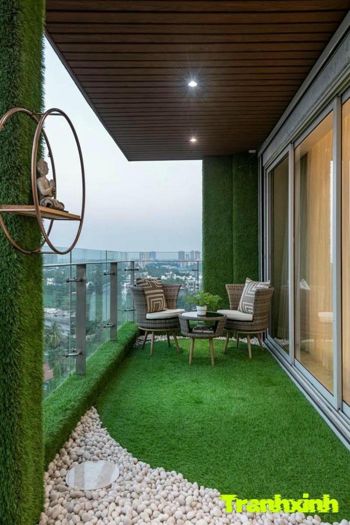 trang trí ban công cho người lười