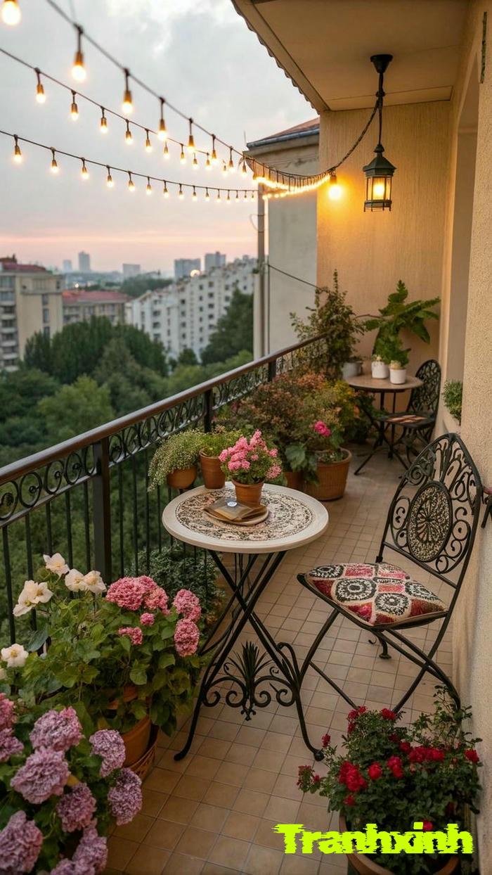 trang trí ban công cực chất