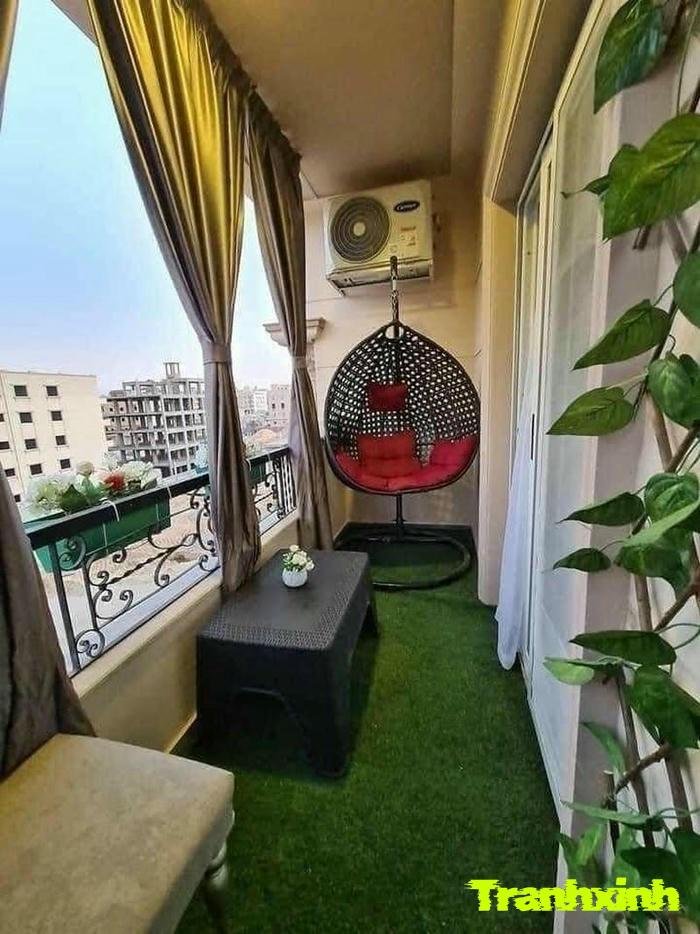 trang trí ban công đơn giản