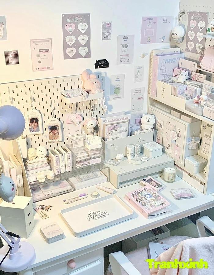 trang trí bàn làm việc cá nhân