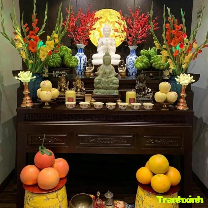 trang trí bàn thờ đẹp