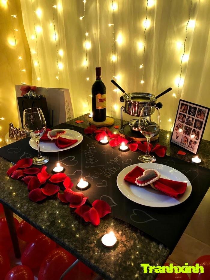 trang trí bàn tiệc nhỏ