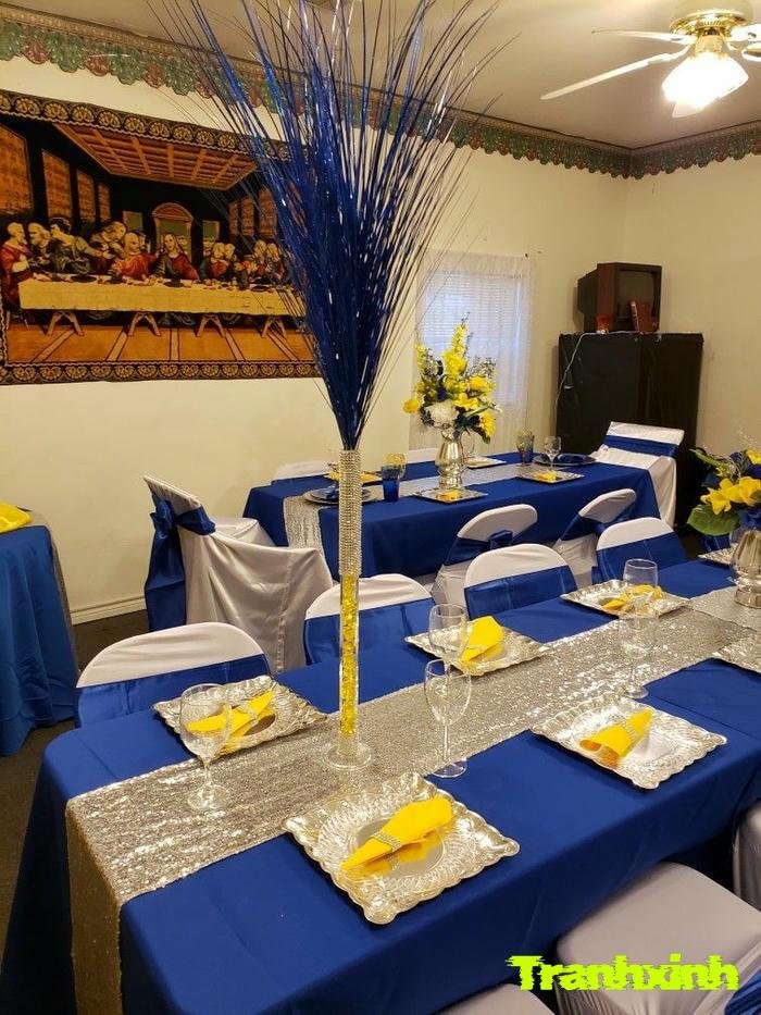 trang trí bàn tiệc sáng tạo