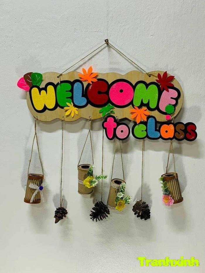 trang trí bảng tên cá nhân