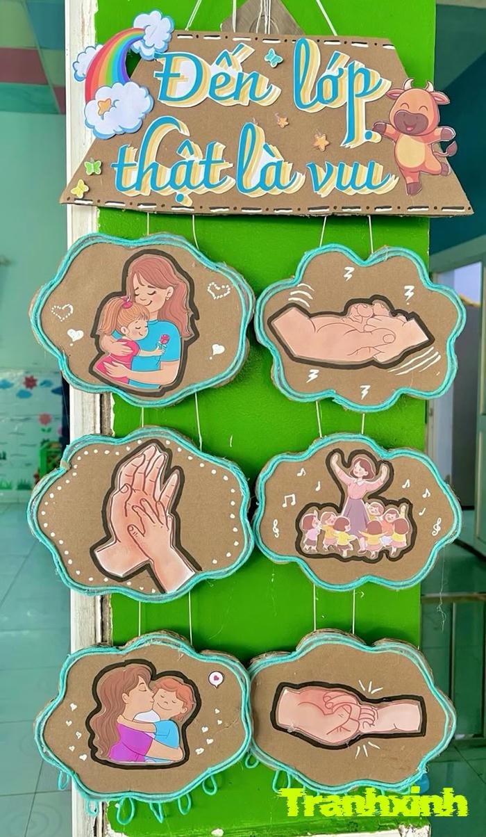 trang trí bảng tên đẹp và độc