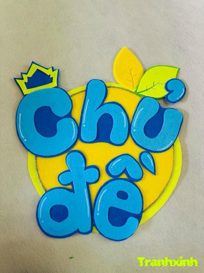 trang trí bảng tên sáng tạo nhất