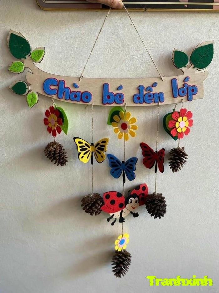 trang trí bảng tên việt nam