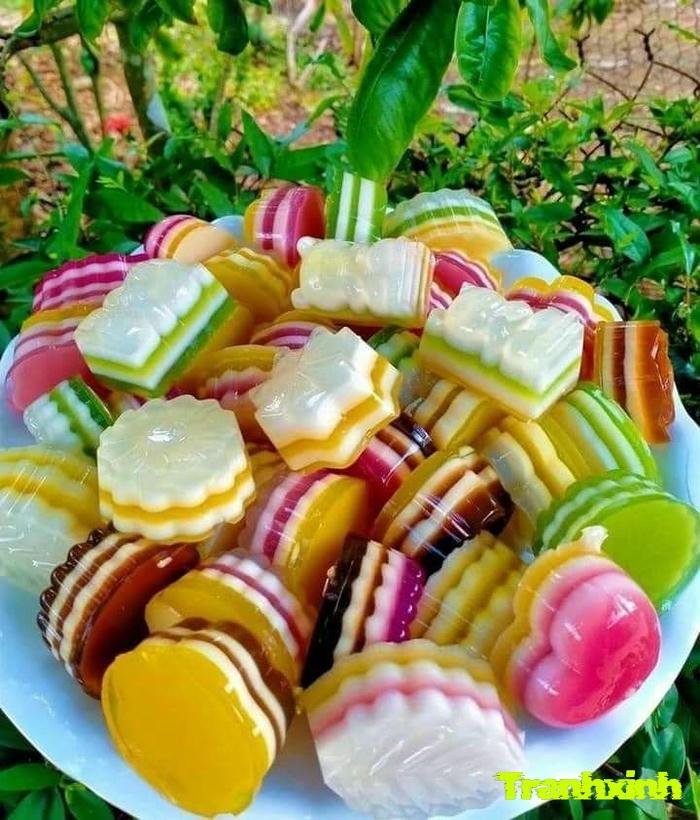 trang trí bánh dân gian nghệ thuật