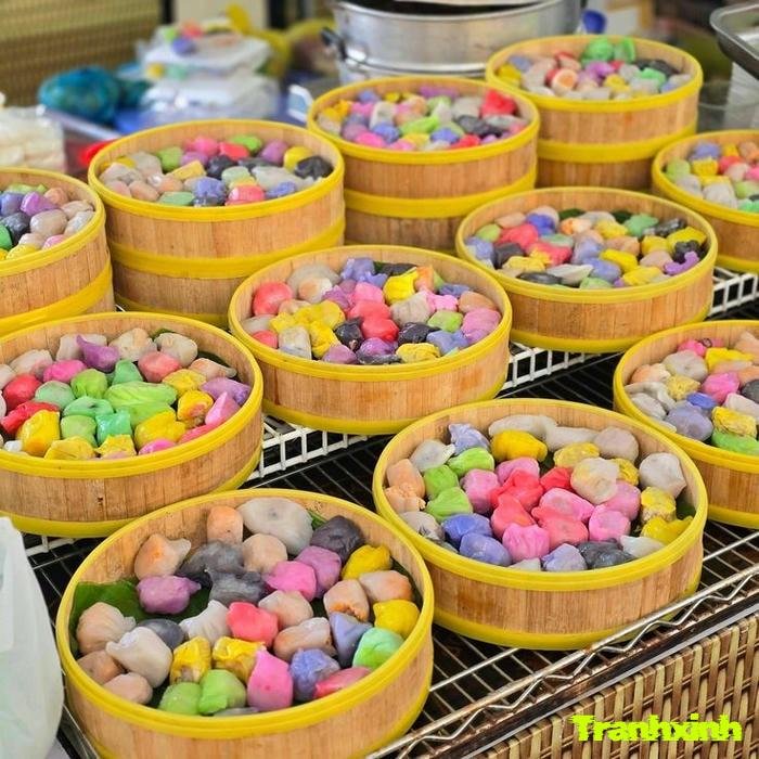 trang trí bánh dân gian thủ công