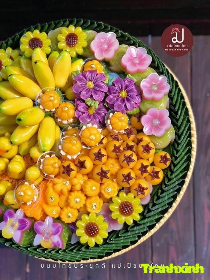 trang trí bánh dân gian việt nam