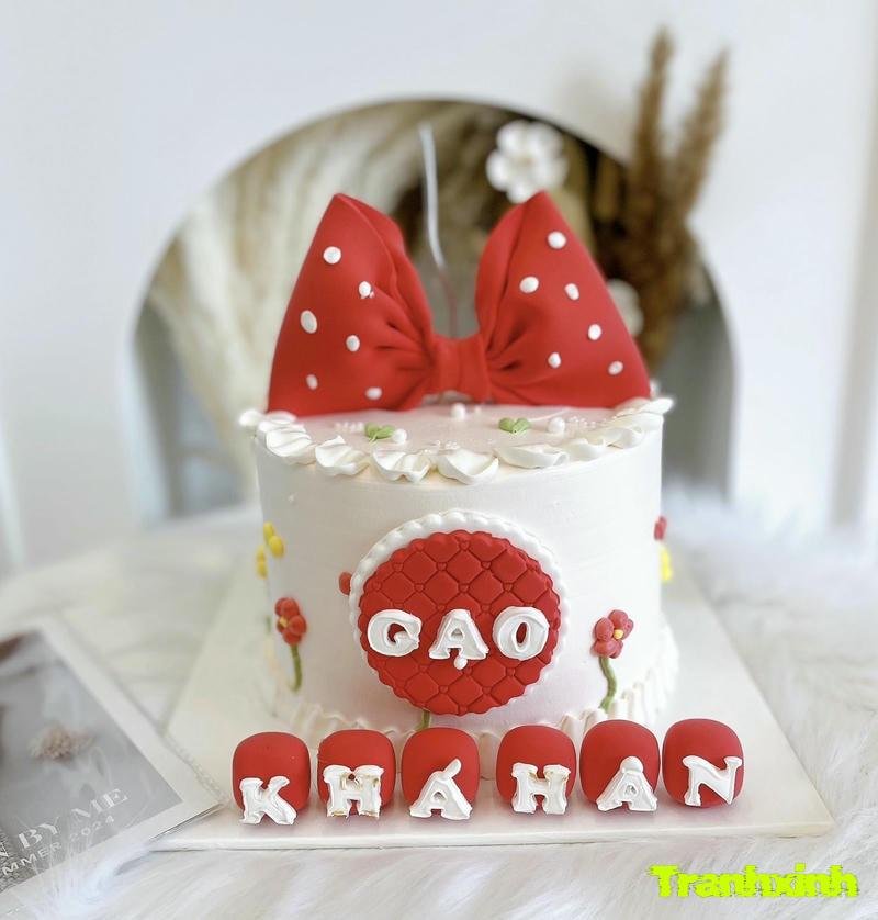 trang trí bánh kem cute