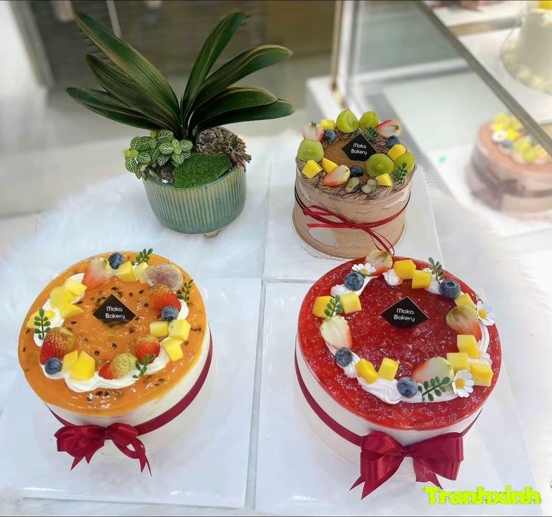 trang trí bánh kem kiểu châu âu