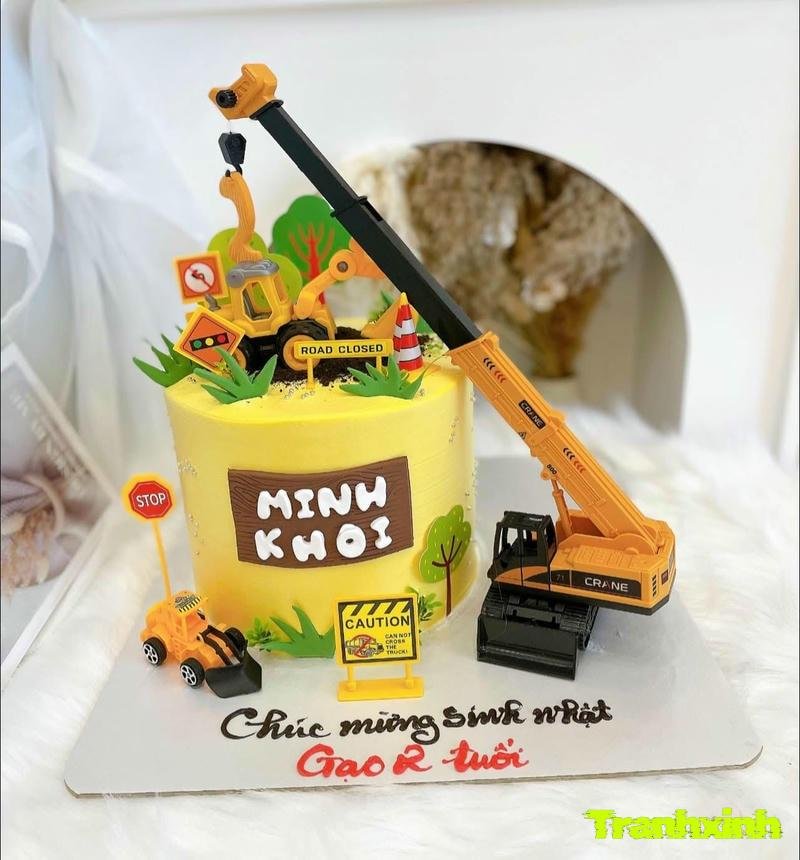 trang trí bánh kem màu sắc