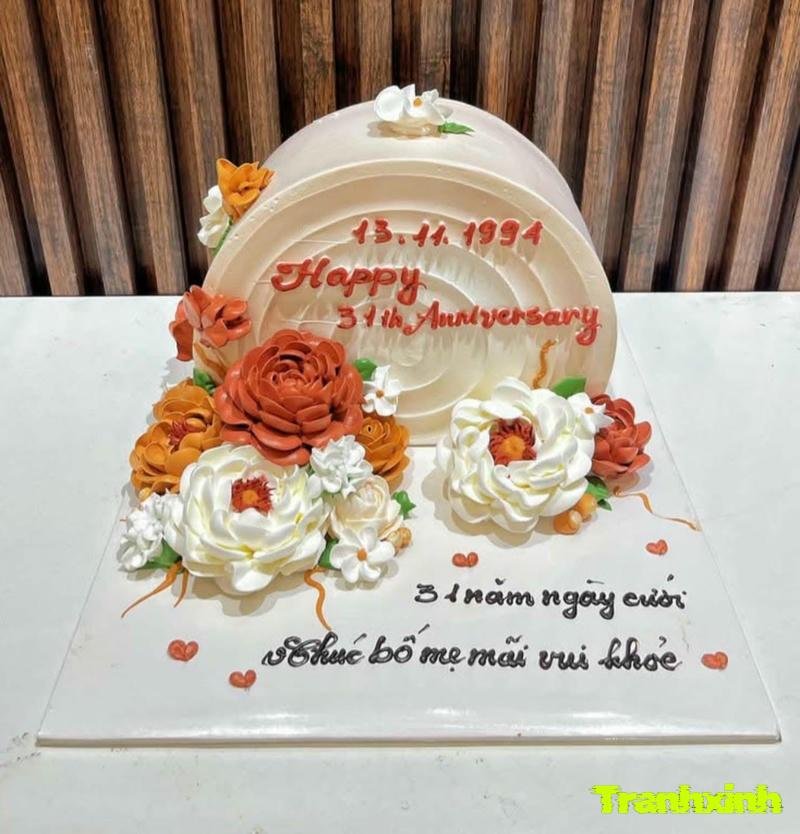 trang trí bánh kem sáng tạo