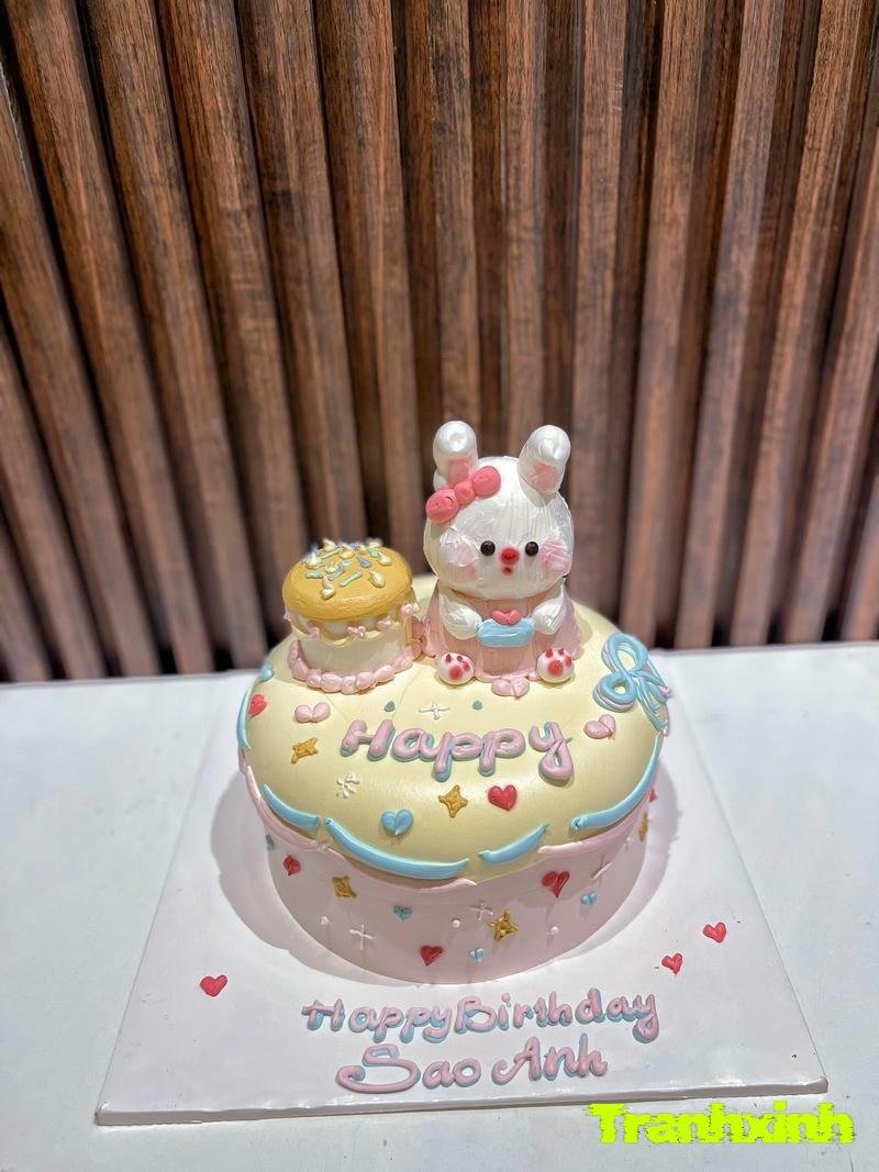 trang trí bánh kem sang trọng