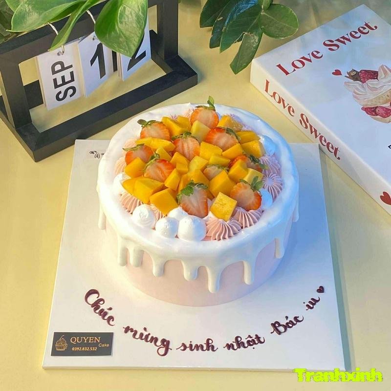 trang trí bánh sinh nhật cho người lớn