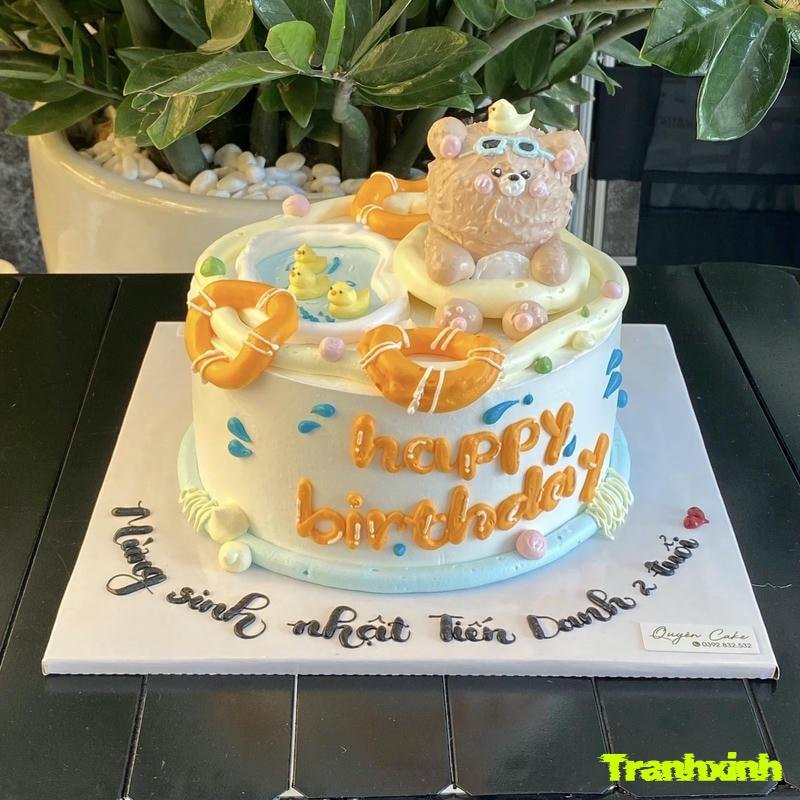 trang trí bánh sinh nhật fondant