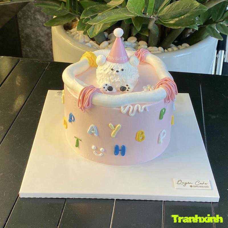 trang trí bánh sinh nhật hiện đại