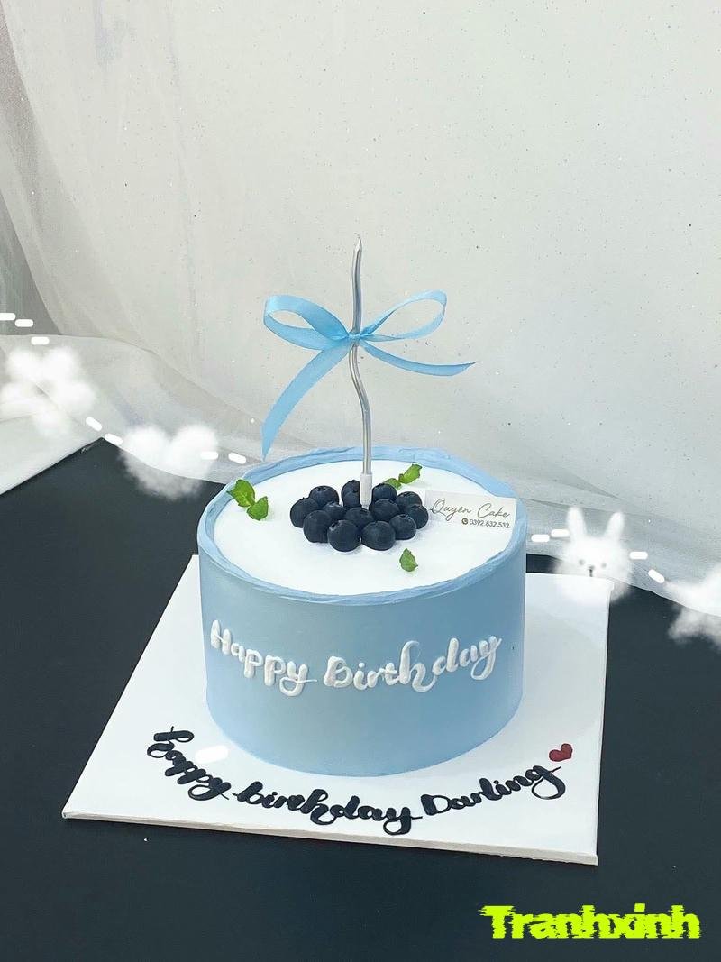trang trí bánh sinh nhật kem