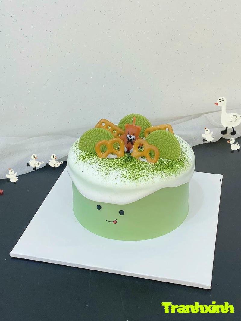 trang trí bánh sinh nhật với kem tươi