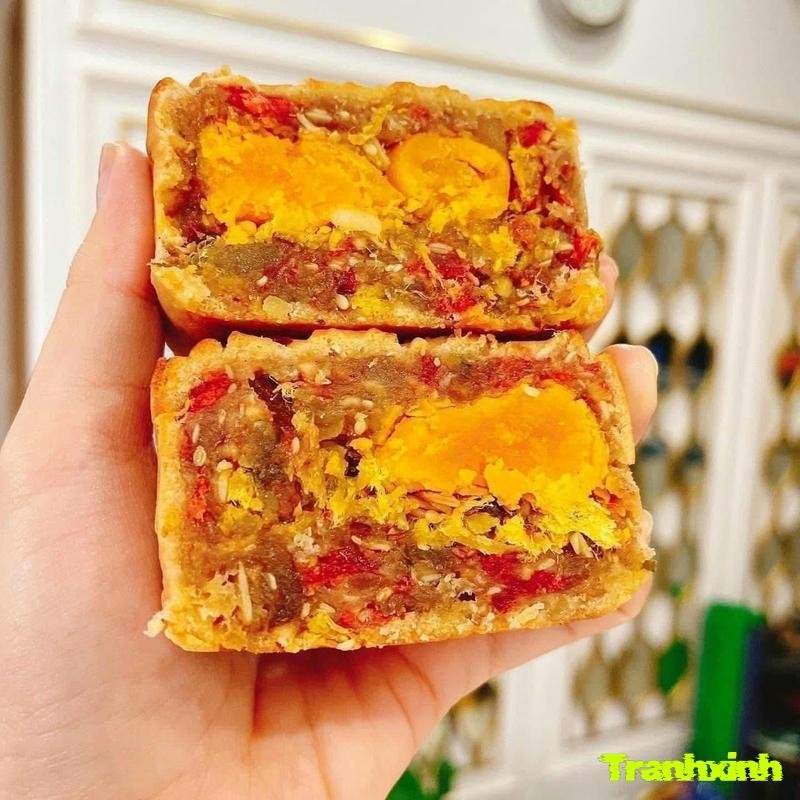 trang trí bánh trung thu đơn giản mà đẹp