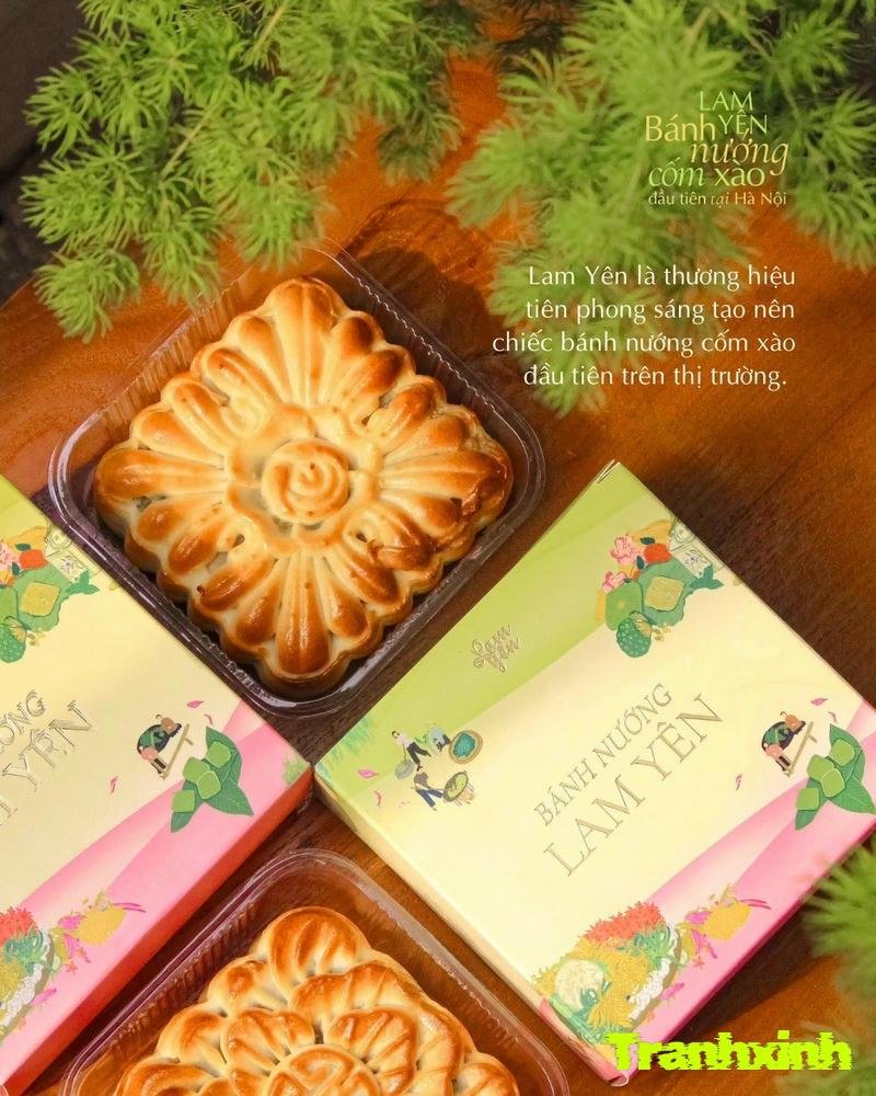 trang trí bánh trung thu handmade