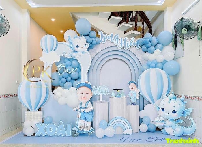 trang trí phông nền sinh nhật