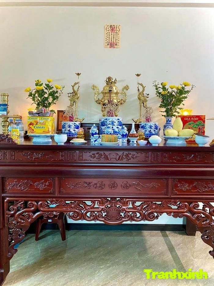 trang trí phòng thờ