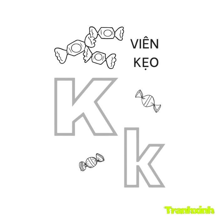 tranh tô màu 29 chữ cái tiếng việt 10