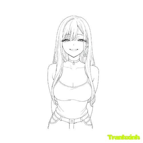 tranh tô màu anime 2