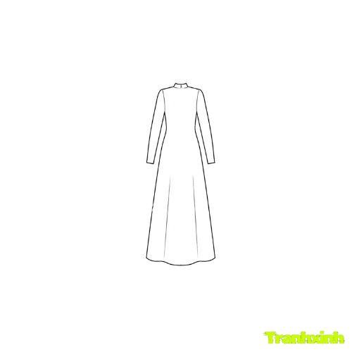 tranh tô màu áo dài việt nam 7