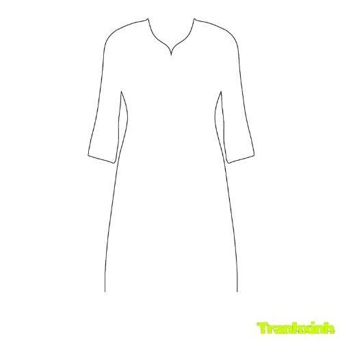 tranh tô màu áo dài việt nam 8