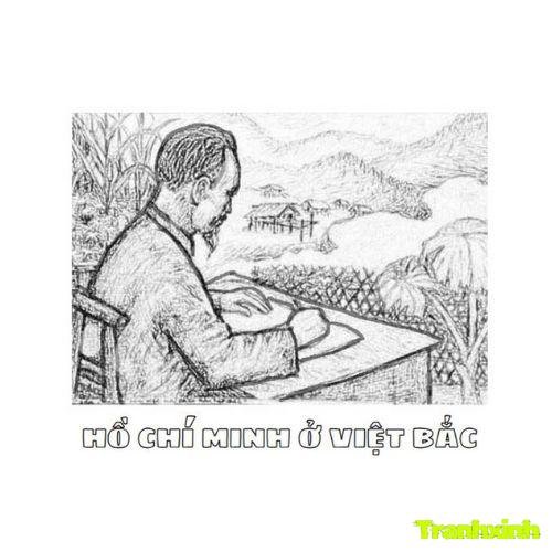 tranh tô màu bác hồ 20