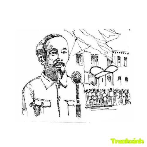 tranh tô màu bác hồ 25