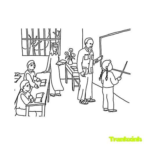 tranh tô màu bác hồ 31