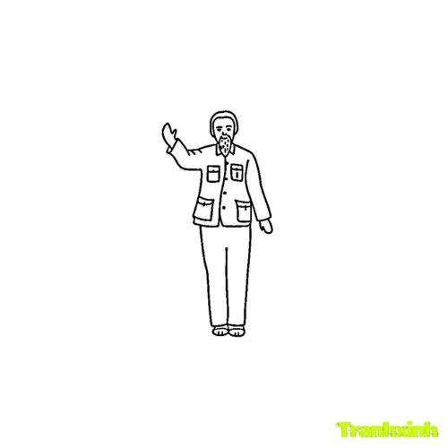 tranh tô màu bác hồ 32