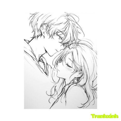 tranh tô màu bạn trai bạn gái 2