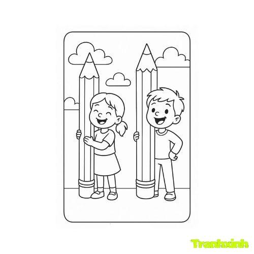 tranh tô màu bạn trai bạn gái 27