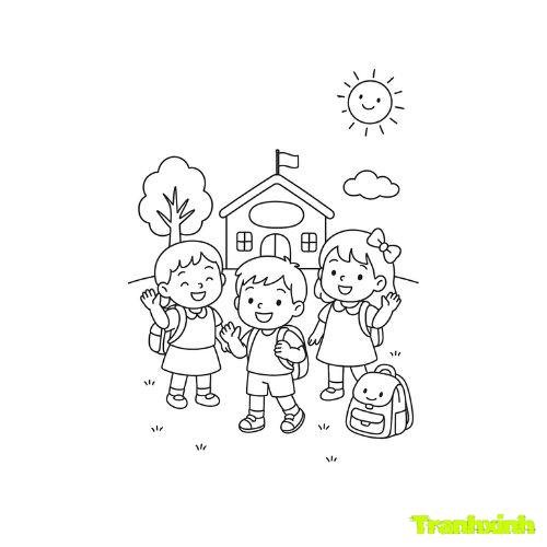 tranh tô màu bạn trai bạn gái 36