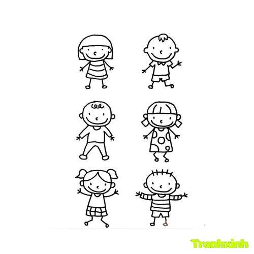 tranh tô màu bạn trai bạn gái 4