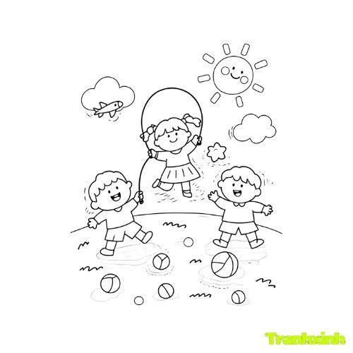 tranh tô màu bạn trai bạn gái 6