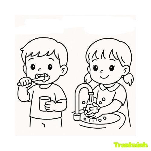 tranh tô màu bạn trai bạn gái 7