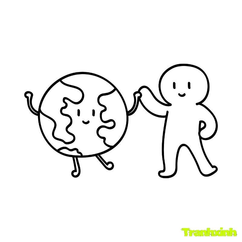 tranh tô màu bảo vệ môi trường